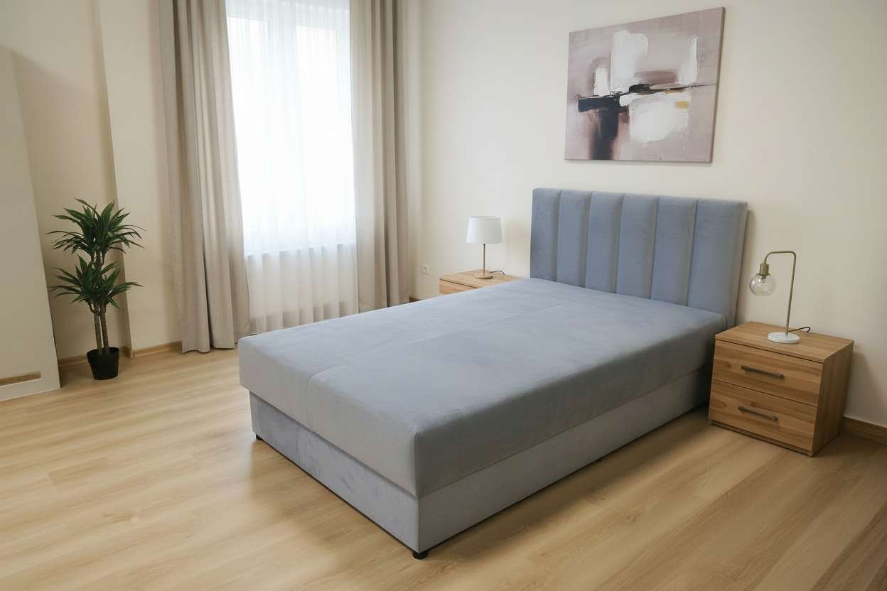 Łoże tapicerowane 140 pasy