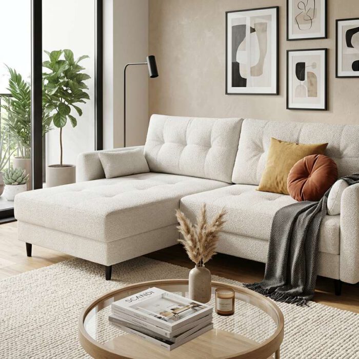 Narożnik evita szeroka otomana