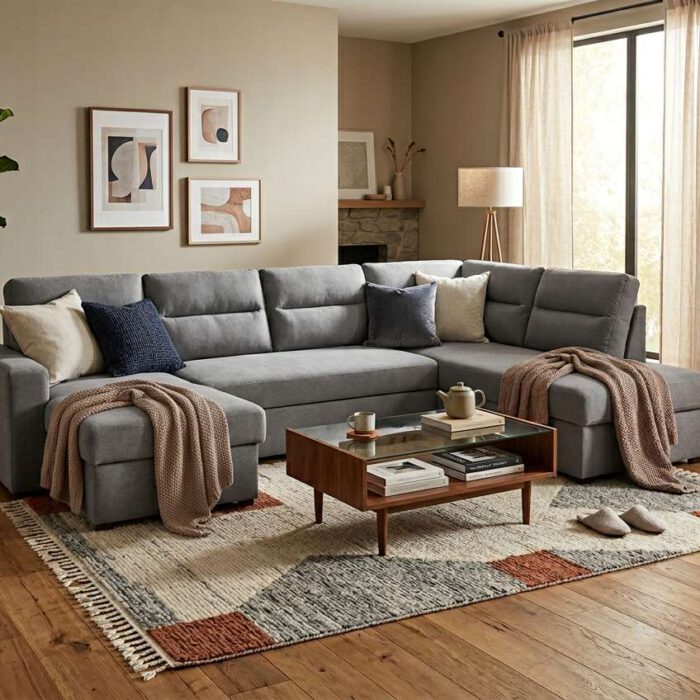 Narożnik rubin otwarty + zabudowany